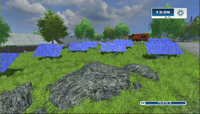 As the three buildings (the beehouse, the solar and the wind energy converter) dont require any interference, they give you a great opportunity, though not a completely fair one, to earn a big amount of money - Buildings | Constructing additional buildings - Constructing additional buildings - Farming Simulator 2013 Game Guide