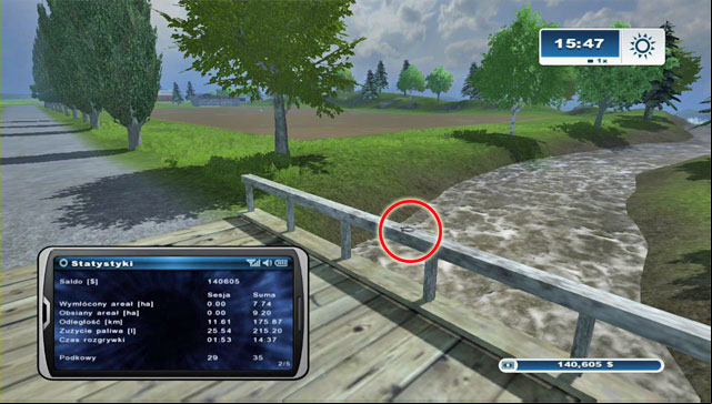 Between fields 31 and 33 theres a bridge above a river - Area C: horseshoes #25-#36 | Horseshoes - Horseshoes - Farming Simulator 2013 Game Guide