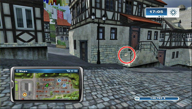 The horseshoe is on the building south of where #57 was - Area E: horseshoes #45-#61 | Horseshoes - Horseshoes - Farming Simulator 2013 Game Guide