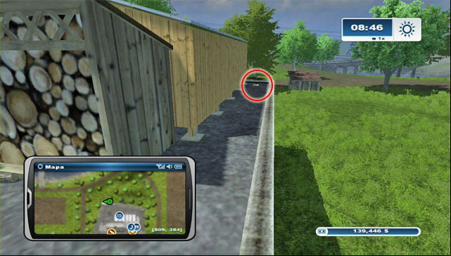 At the back of the Farm Shop theres a shelter - Area G: horseshoes #74-#89 | Horseshoes - Horseshoes - Farming Simulator 2013 Game Guide
