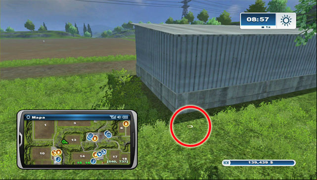 West of field 13 theres a garage shelter - Area H: horseshoes #90-#100 | Horseshoes - Horseshoes - Farming Simulator 2013 Game Guide