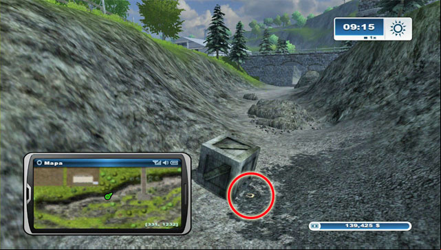 South of the Freight yard theres a dried out river-bed - Area H: horseshoes #90-#100 | Horseshoes - Horseshoes - Farming Simulator 2013 Game Guide