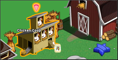 Do good deeds and you'll be rewarded - Chicken coop - Buildings - FarmVille - Game Guide and Walkthrough