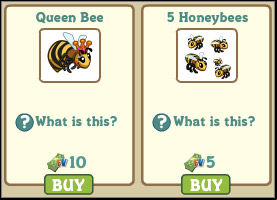 You can always buy a queen - Beehive - Buildings - FarmVille - Game Guide and Walkthrough