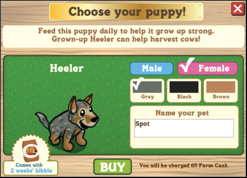 This puppy probably got his owner - Dogs - Others - FarmVille - Game Guide and Walkthrough