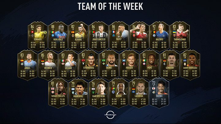 Team of the Week consists of the best players in a given week - First steps and tips for FUT - FUT Guide - FIFA 19 Game Guide