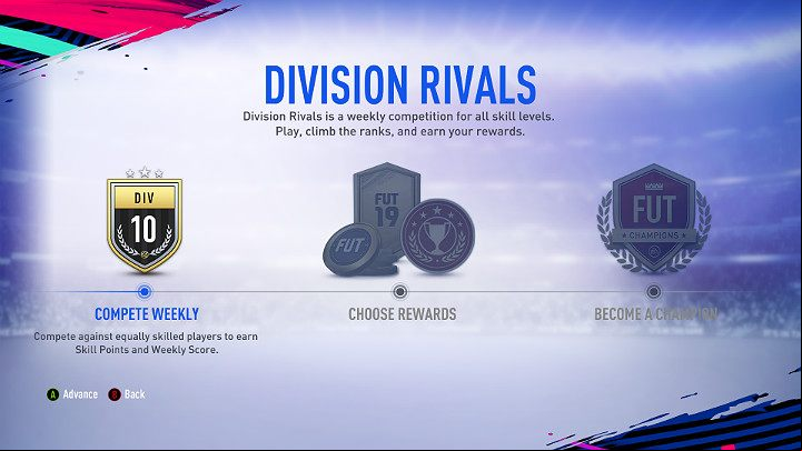 Time to take your golden team to Division Rivals mode (weekly tournaments) - First steps and tips for FUT - FUT Guide - FIFA 19 Game Guide