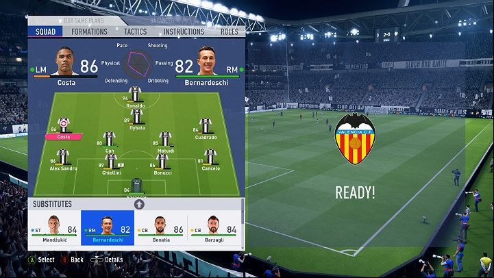 In order to make a substitution during a game, enter the match menu by pressing pause and enter the team screen - Managing the Team in FUT - FUT Guide - FIFA 19 Game Guide