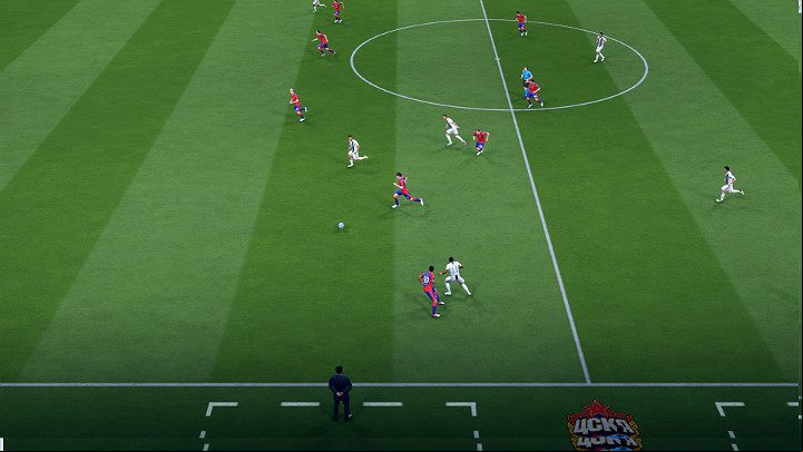 The best way to finish the action is to give a good to the outgoing player in such a way that he is behind the backs of the defenders - Finishing the action in FIFA 19 - Atack - FIFA 19 Game Guide