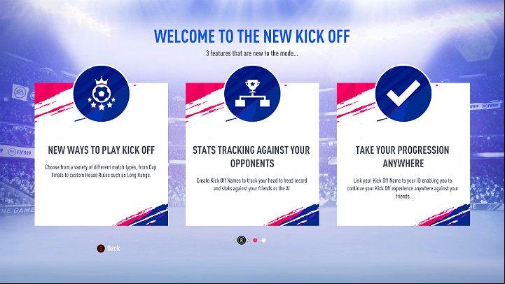FIFA 19 Kick Off mode lets you create a quick offline match against computer-controlled teams or play a game with friends - Game Modes in FIFA 19 - Basics - FIFA 19 Game Guide