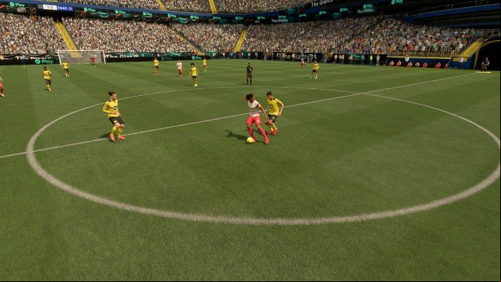 Shielding the ball is a technique that allows the player to hold onto the ball until they can receive from their teammates - FIFA 22: Defense - advanced techniques - Basics - FIFA 22 Guide
