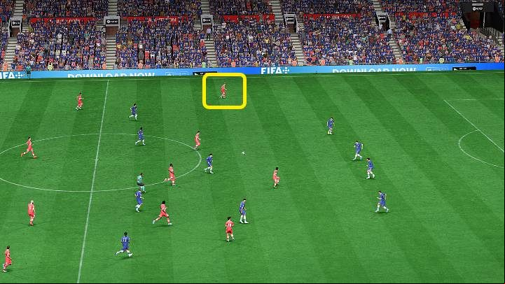 Long es in FIFA 23 are primarily used to shift the weight of the game to the other side of the pitch or when there is a chance of activating a quick wing player or striker - FIFA 23: ing - types, how to perform - Basics - FIFA 23 Guide