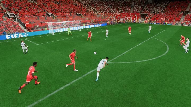 A finesse shot (R1 O / RB B) is a shot with less power, but with more precision, and the ball gains a lot of spin - FIFA 23: Shots - types, how to perform - Basics - FIFA 23 Guide