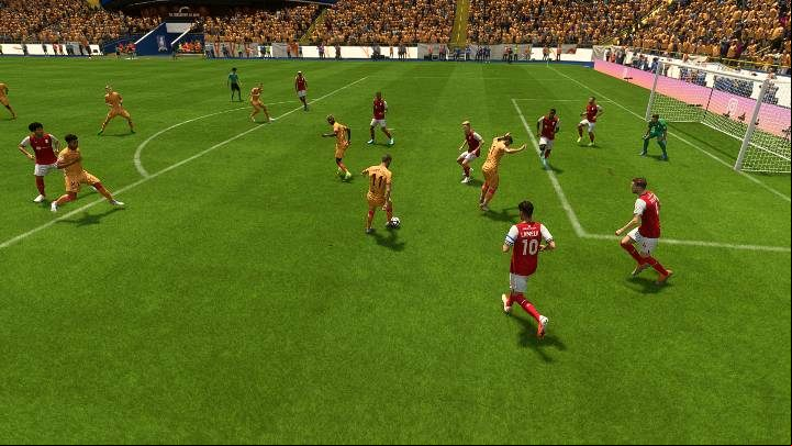 An Outside Foot Shoot in FIFA 23 can be performed by pressing the following combination of buttons - FIFA 23: Outside Foot Shoot - how to do? - FAQ - FIFA 23 Guide