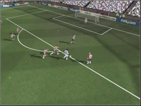 Good dribbler and striker is a big threat - Match - Be a Pro - FIFA 08 - Game Guide and Walkthrough