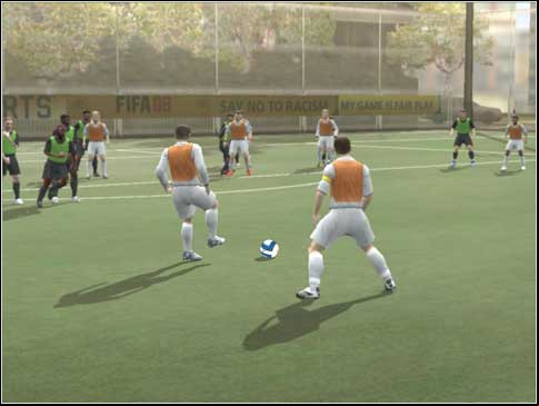 Additionally, player can roll the ball to free kick taker - Free kicks, penalties - Controls - FIFA 08 - Game Guide and Walkthrough