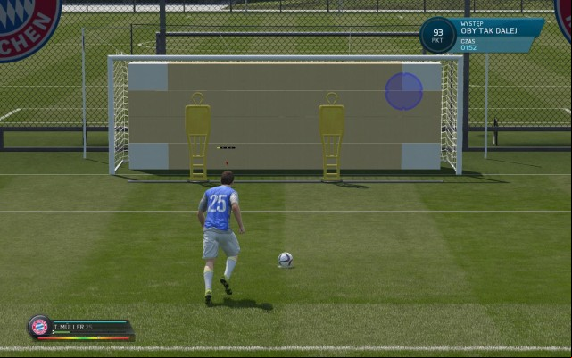 This time, you need to kick the ball into special buckets within the goal - Shooting - Skill games and practice - FIFA 16 - Game Guide and Walkthrough