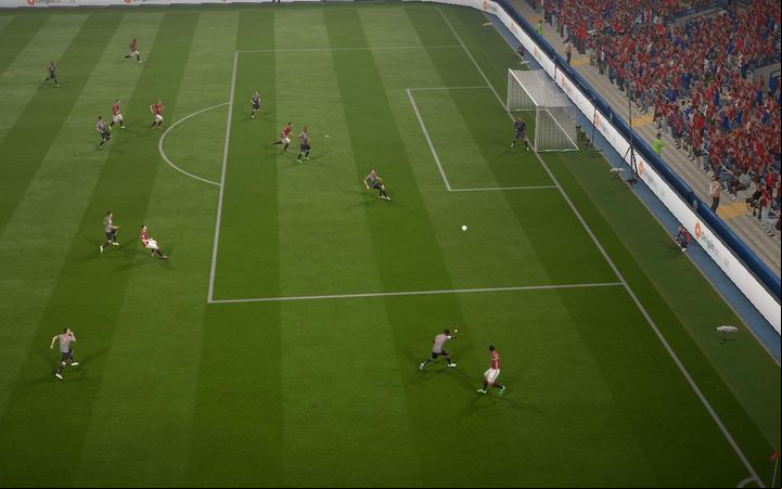 It is very often the case that the enemy defenders trap you in the corner of the field and make it impossible to effectively perform any type of play - Finalizing the play | Attack - Attack - FIFA 17 Game Guide