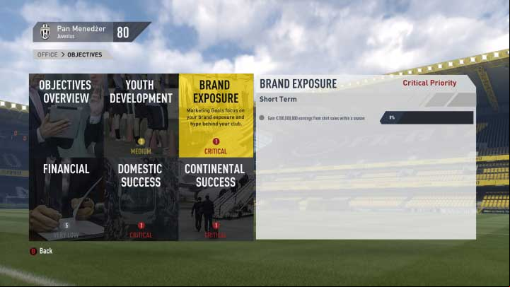 Some of the clubs decide upon youth development as their priority - Board Objectives | Manager Career - Manager Career - FIFA 17 Game Guide