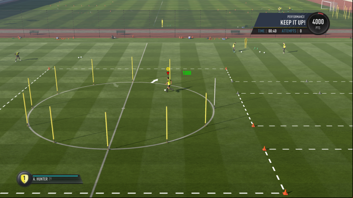 In the second exercise, start with a sprint - The beginning | The Journey - The Journey - FIFA 17 Game Guide