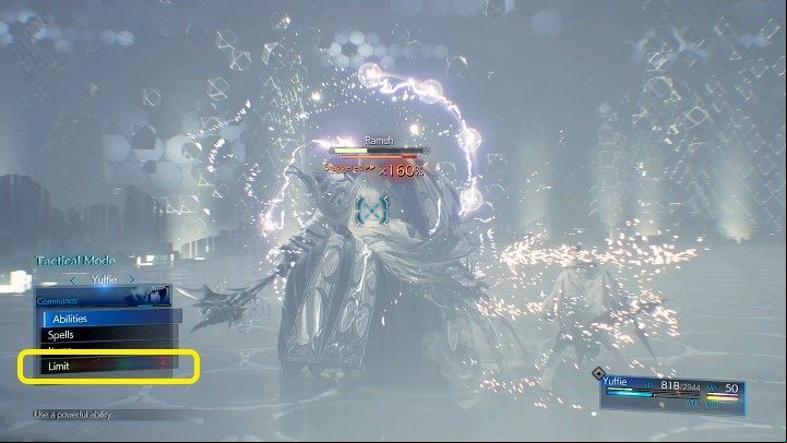 Use Limit Break once Ramuh is Staggered - Final Fantasy VII Remake Intermission: Combat Simulator - walkthrough - Side quests - Final Fantasy 7 Remake Guide