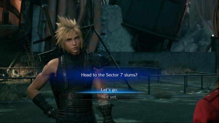 Youll run into bandits - Final Fantasy 7 Remake: The Town That Never Sleeps, walkthrough - Chapters - Final Fantasy 7 Remake Guide