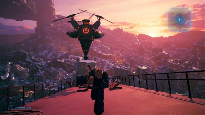Fight encountered opponents until you reach a bridge where Valkyrie will reappear - Final Fantasy 7 Remake: The Day Midgar Stood Still, walkthrough - Chapters - Final Fantasy 7 Remake Guide