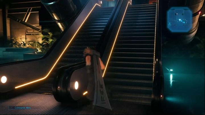 Now follow the hallways to the next card reader - use it - Final Fantasy 7 Remake: The Belly Of The Beast, walkthrough - Chapters - Final Fantasy 7 Remake Guide