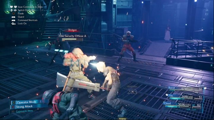 Continue and engage in brief clashes with the guards, soon later youll encounter Armored Shock Troopers - Final Fantasy 7 Remake: The Belly Of The Beast, walkthrough - Chapters - Final Fantasy 7 Remake Guide