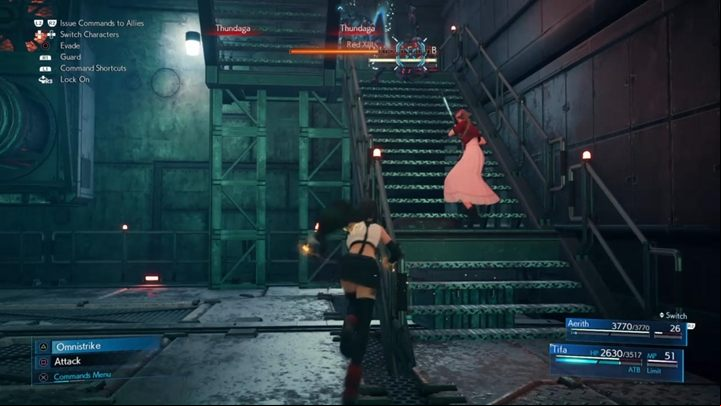 You have to break through enemies to reach Red - Final Fantasy 7 Remake: Deliverance from Chaos, walkthrough - Chapters - Final Fantasy 7 Remake Guide