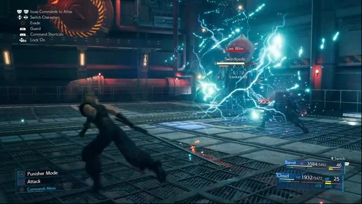 The opponent also climbs the walls, which complicates the fight greatly - it is best to attack the enemy as Barret and Clouds Command skills - Final Fantasy 7 Remake: Deliverance from Chaos, walkthrough - Chapters - Final Fantasy 7 Remake Guide