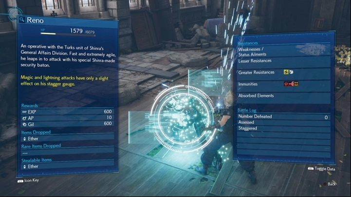 Reno isnt very challenging - Final Fantasy 7 Remake: Reno boss fight - Bosses - Final Fantasy 7 Remake Guide