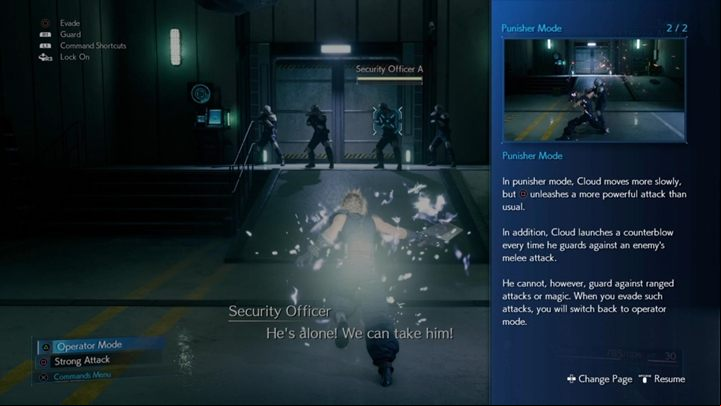 Eventually, you get to the elevator, use it and go up - Final Fantasy 7 Remake: The Destruction of Mako Reactor 1, walkthrough - Chapters - Final Fantasy 7 Remake Guide
