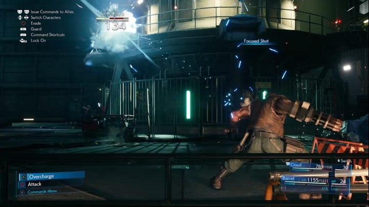 A little further, you take control of Barrett and he becomes a full member of the team - Final Fantasy 7 Remake: The Destruction of Mako Reactor 1, walkthrough - Chapters - Final Fantasy 7 Remake Guide