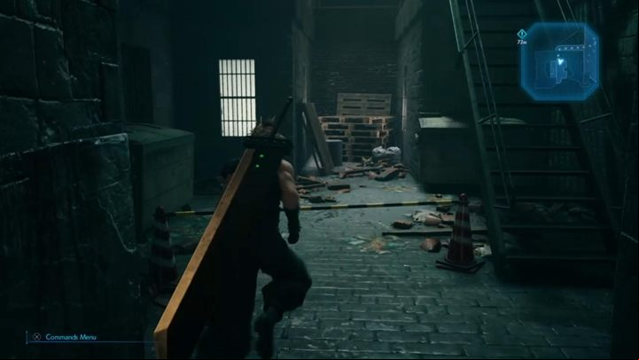 Get out of the alley and run towards the missions destination - Final Fantasy 7 Remake: Fateful Encounters, walkthrough - Chapters - Final Fantasy 7 Remake Guide