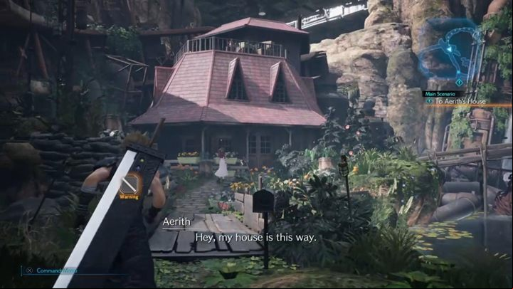 You make it to the next town - Final Fantasy 7 Remake: Budding Bodyguard, walkthrough - Chapters - Final Fantasy 7 Remake Guide