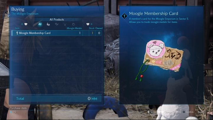 This task becomes active when you rescue the children and escort them to the hidden camp - Final Fantasy 7 Remake: The Mysterious Moogle Merchant quest, walkthrough - Chapter 8, Budding Bodyguard - Final Fantasy 7 Remake Guide
