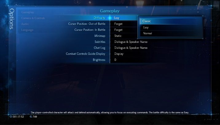 However, if you only want to test Classic Mode, you can change it in the setting menu - Final Fantasy 7 Remake: Battle System - Classic and Standard - Basics - Final Fantasy 7 Remake Guide