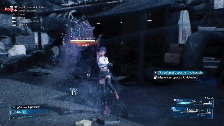 In FF7 Remake you can give commands to team or switch between characters - Final Fantasy 7 Remake: Battle System - Classic and Standard - Basics - Final Fantasy 7 Remake Guide