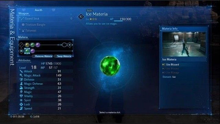 Materia in Final Fantasy VII Remake allows the characters to use magic, thanks to which they can use offensive and defensive spells - Final Fantasy 7 Remake: Materia and Summons - Basics - Final Fantasy 7 Remake Guide
