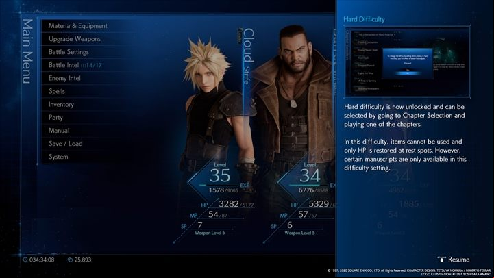 1 - Final Fantasy 7 Remake: Hard Mode - how to unlock, changes - FAQ - Final Fantasy 7 Remake Guide