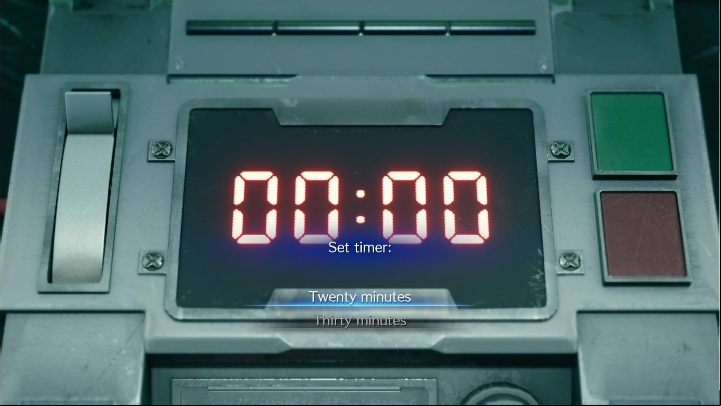 You can set the bomb timer to 20 or 30 minutes - Final Fantasy 7 Remake: Bomb - which time limit to choose? - FAQ - Final Fantasy 7 Remake Guide