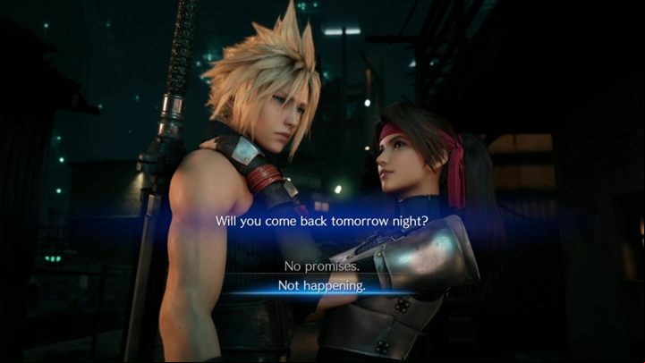 For example, during one of the chapters, Jessie asks us to come to her house the next night - Final Fantasy 7 Remake: Romance with Tifa, Aerith or Jessie - is it possible? - FAQ - Final Fantasy 7 Remake Guide