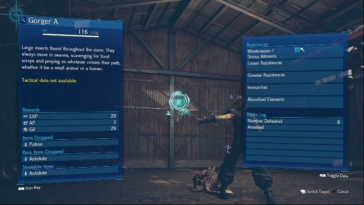 During it, you will learn how to use this Assess Materia and how to discover enemies weaknesses - Final Fantasy 7 Remake: Stagger the enemy - how to? - FAQ - Final Fantasy 7 Remake Guide