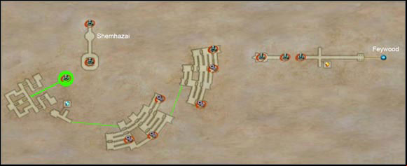 The green paths are invisible at first - you have to get walk over one of them to make it appear. Theyre not marked on the in-game map. - Giruvegan | Part III - Part III - Final Fantasy XII Game Guide