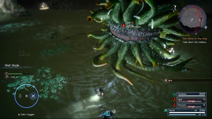 You should attack Malboro with powerful fire spells. - Chapter 10 - The Heart of a King | Main storyline - Main storyline - Final Fantasy XV Game Guide