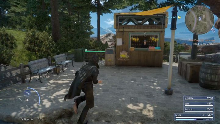 The NPC located in the booth is the one youre looking for. - Chocobo races in Final Fantasy XV - FAQ - Frequently Asked Questions - Final Fantasy XV Game Guide