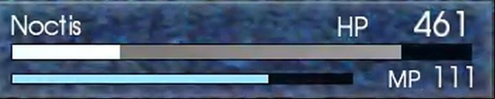 Health bar is divided into several segments. - General information | Combat - Combat - Final Fantasy XV Game Guide