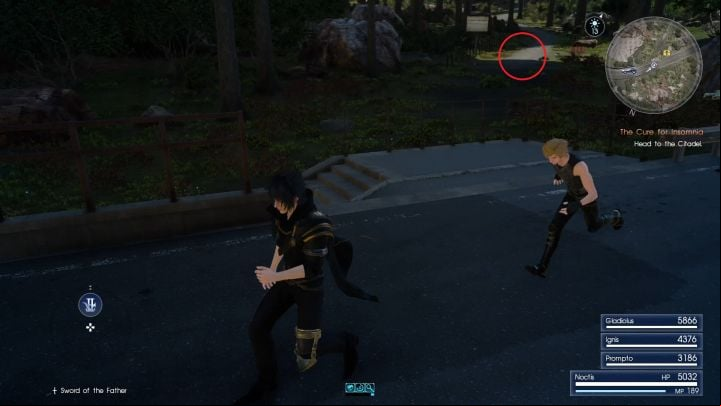 ... the stairs and the route leading to the dungeon. - How to acquire all 6 Moogle Charms (+20% EXP each)? - FAQ - Frequently Asked Questions - Final Fantasy XV Game Guide