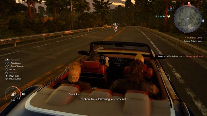 At the start of the chapter you have to travel Ardyn - Chapter 4 - Living Legend | Main storyline - Main storyline - Final Fantasy XV Game Guide